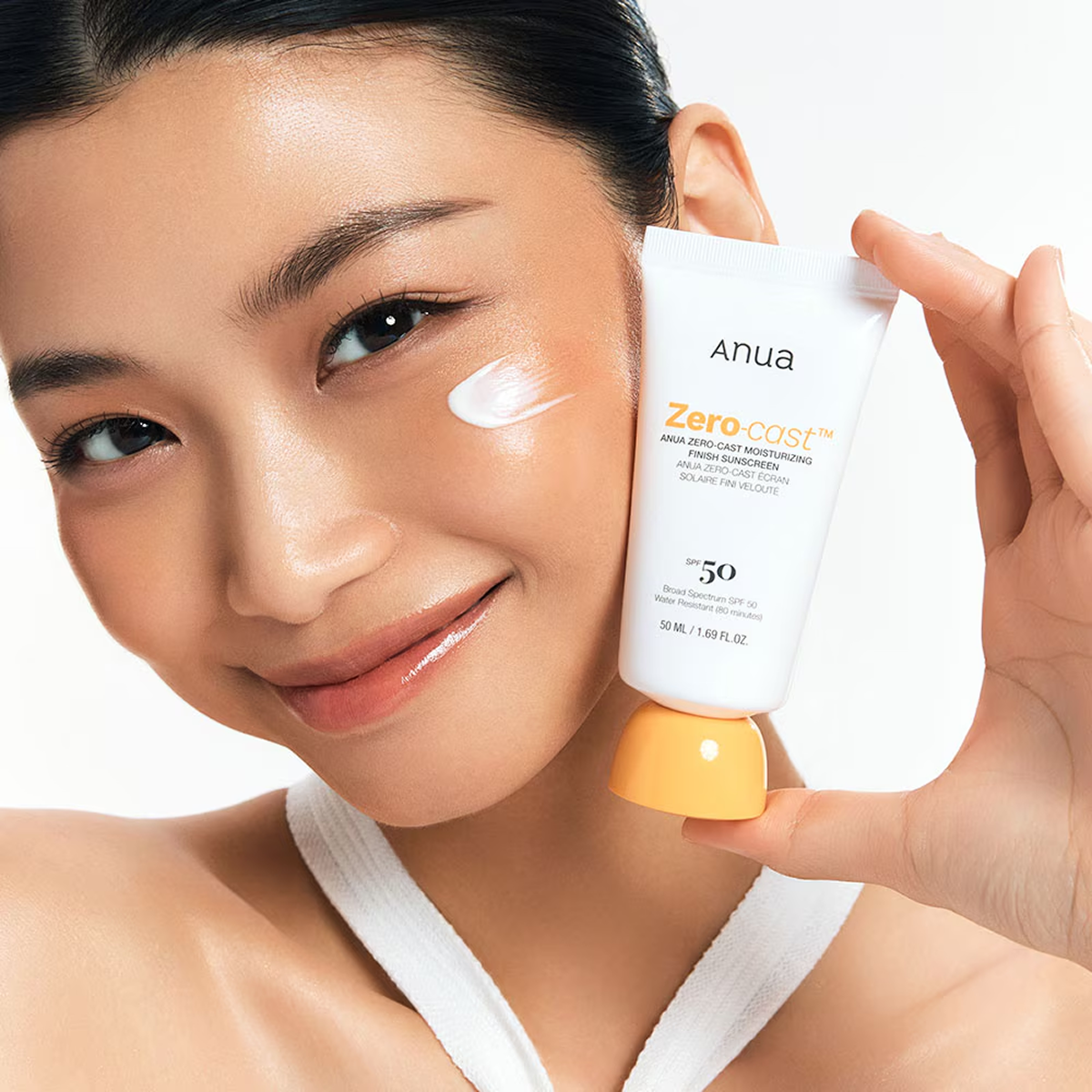 Anua - Zero-Cast Moisturizing Finish Sunscreen 50ml