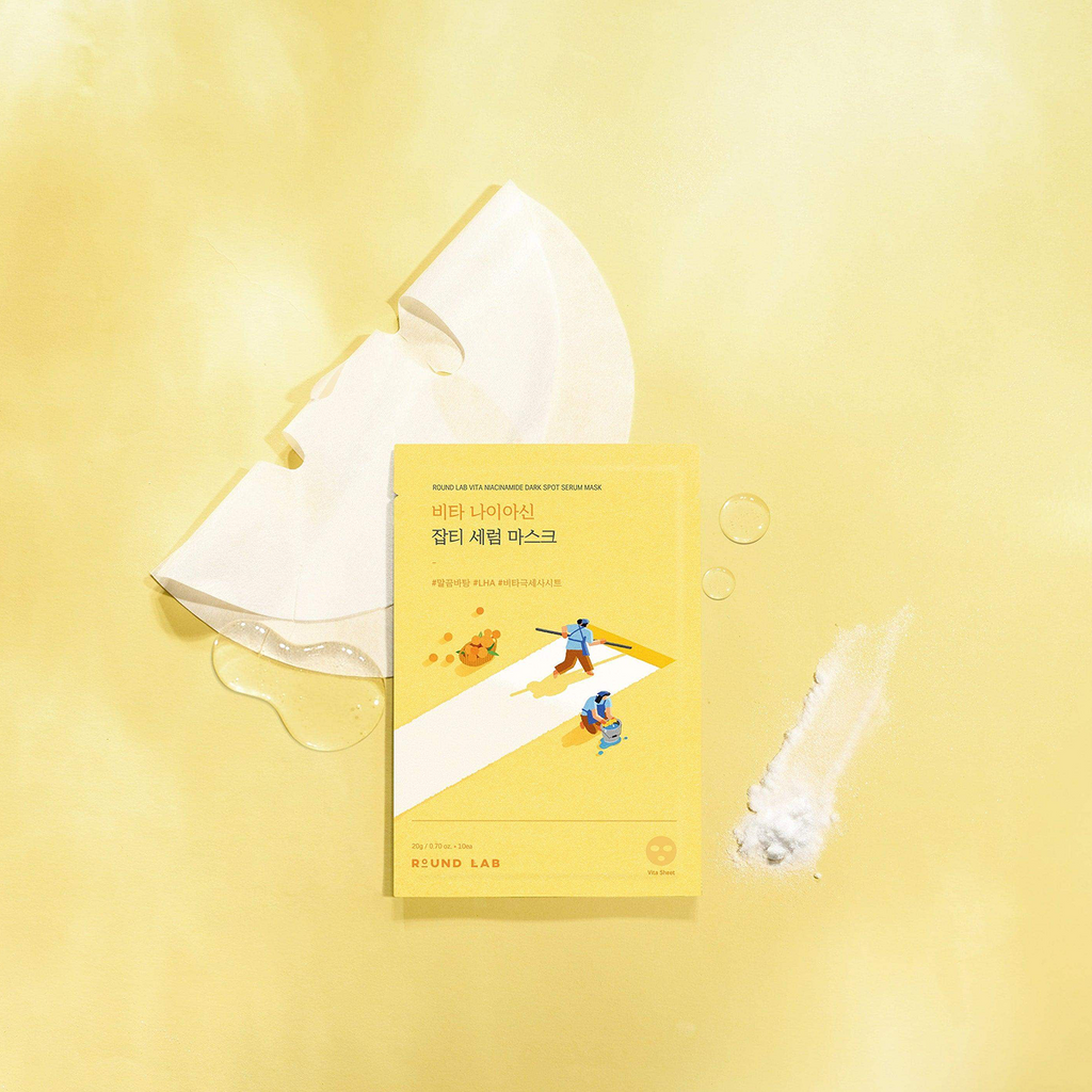 Round Lab - Vita Niacinamide Dark Spot Serum Mask 10ea