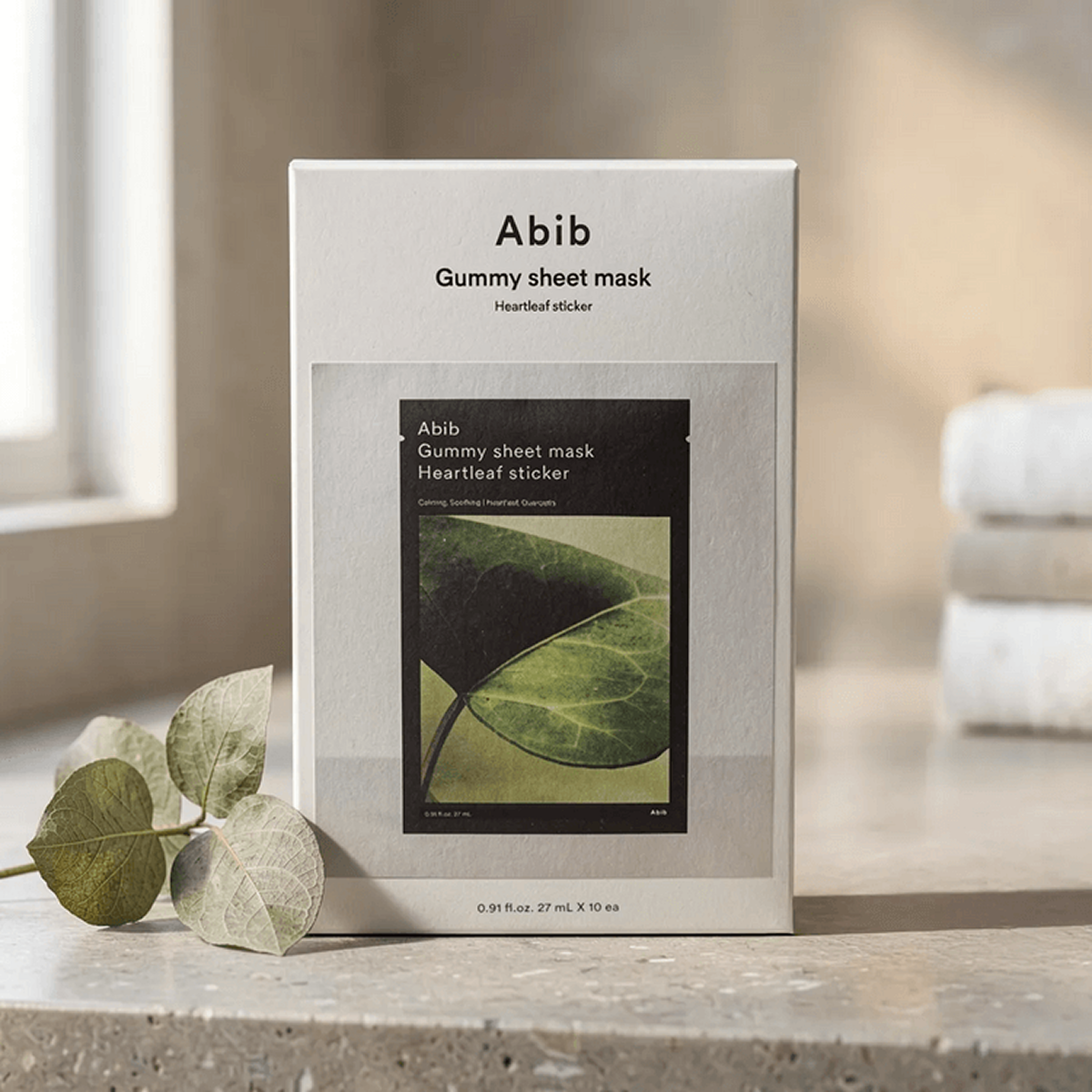 Abib - Gummy Sheet Mask Heartleaf Sticker 27ml X 10ea