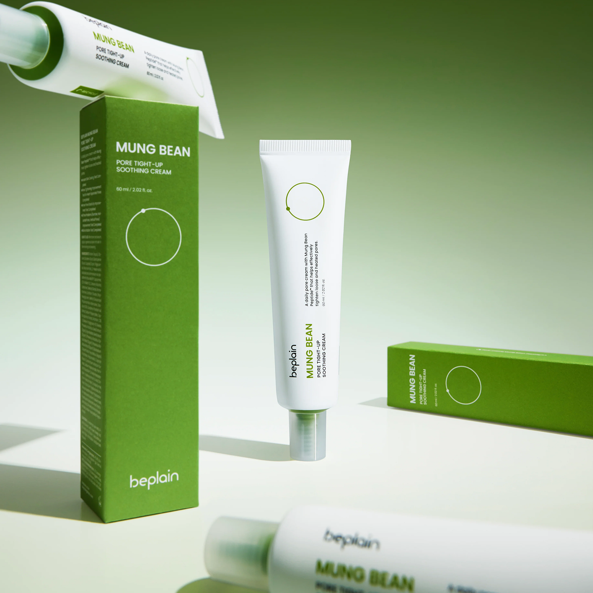 beplain - Mung Bean Pore Tight-Up Soothing Cream