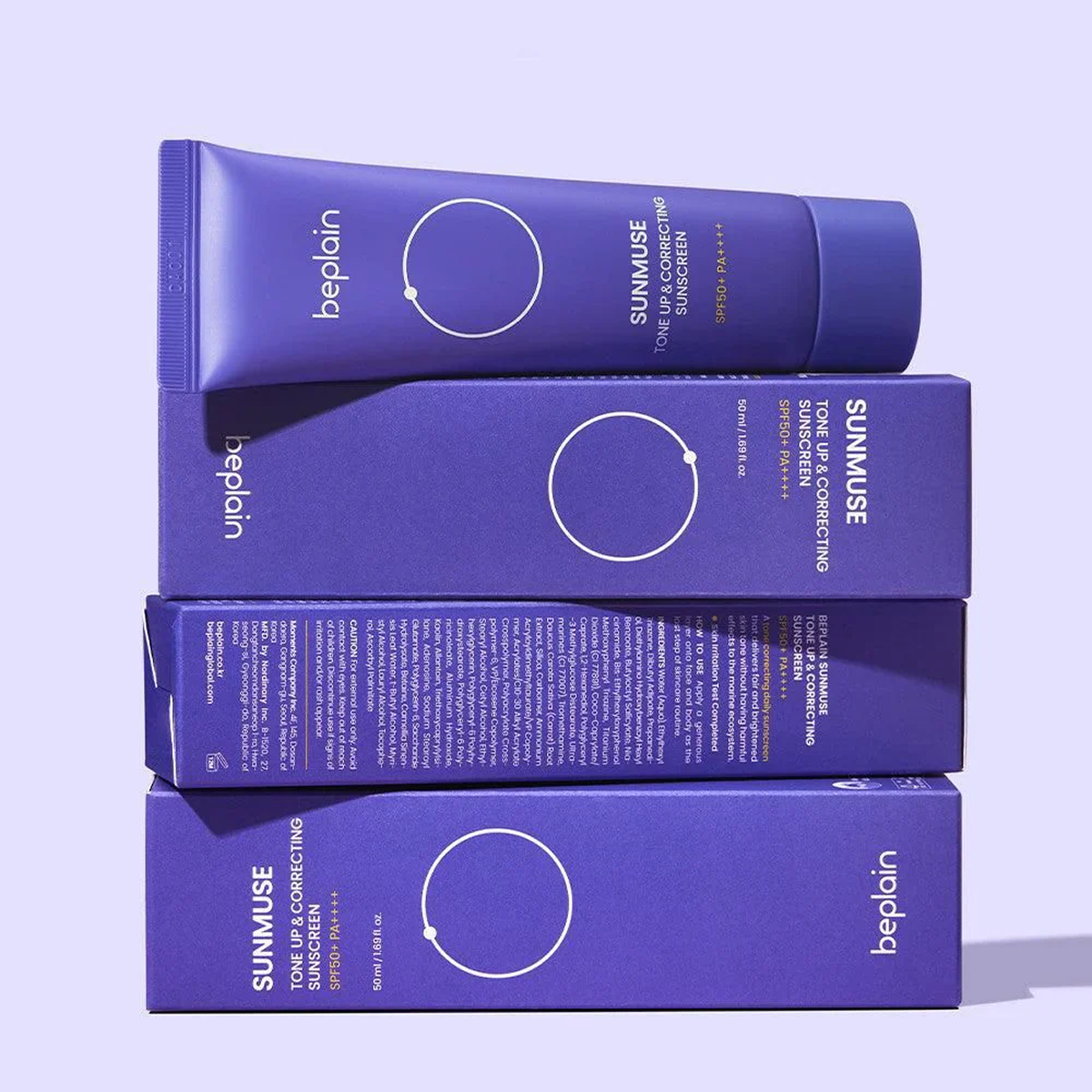 beplain - Sunmuse Tone-Up & Correcting Sunscreen (SPF50+/PA++++)